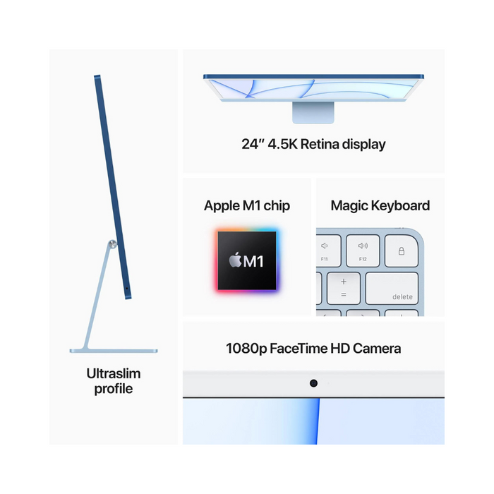 Apple iMac with Retina 4.5K Display 24-inch 8-core GPU