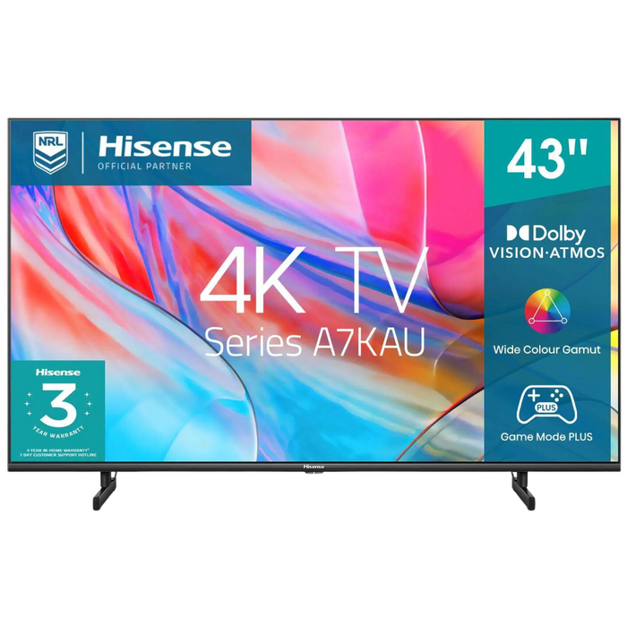 Hisense 43" A7KAU 4K UHD LED Smart TV