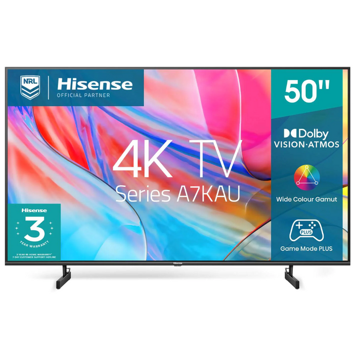 Hisense 50" A7KAU 4K UHD LED Smart TV